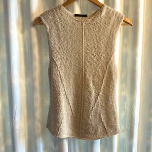 Narcisco Rodriguez Cashmere Crew Tank Sweater